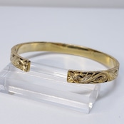 ヘビーウェイトロイヤルハワイアンバングル(M/Gold)