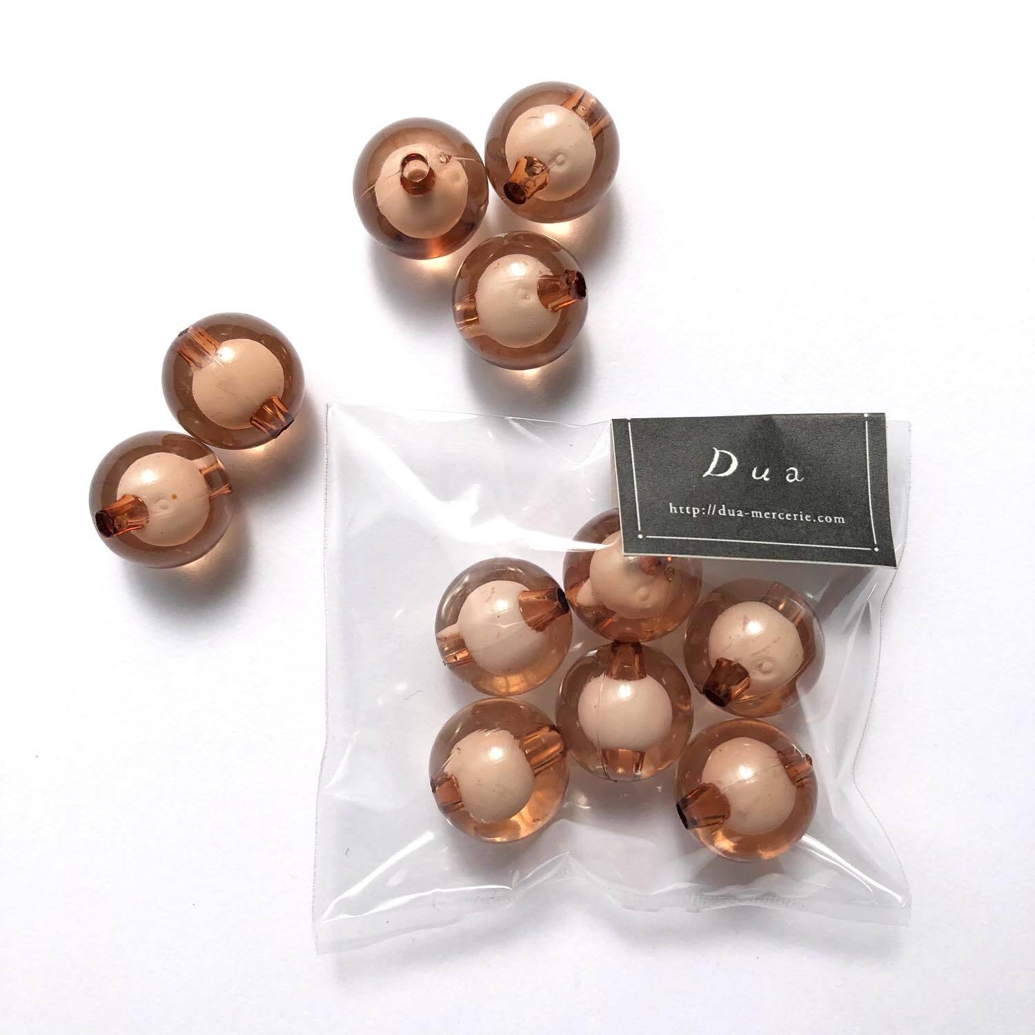 〈再入荷〉白玉入りラウンドビーズパック(6p)