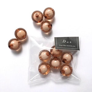 〈再入荷〉白玉入りラウンドビーズパック(6p)