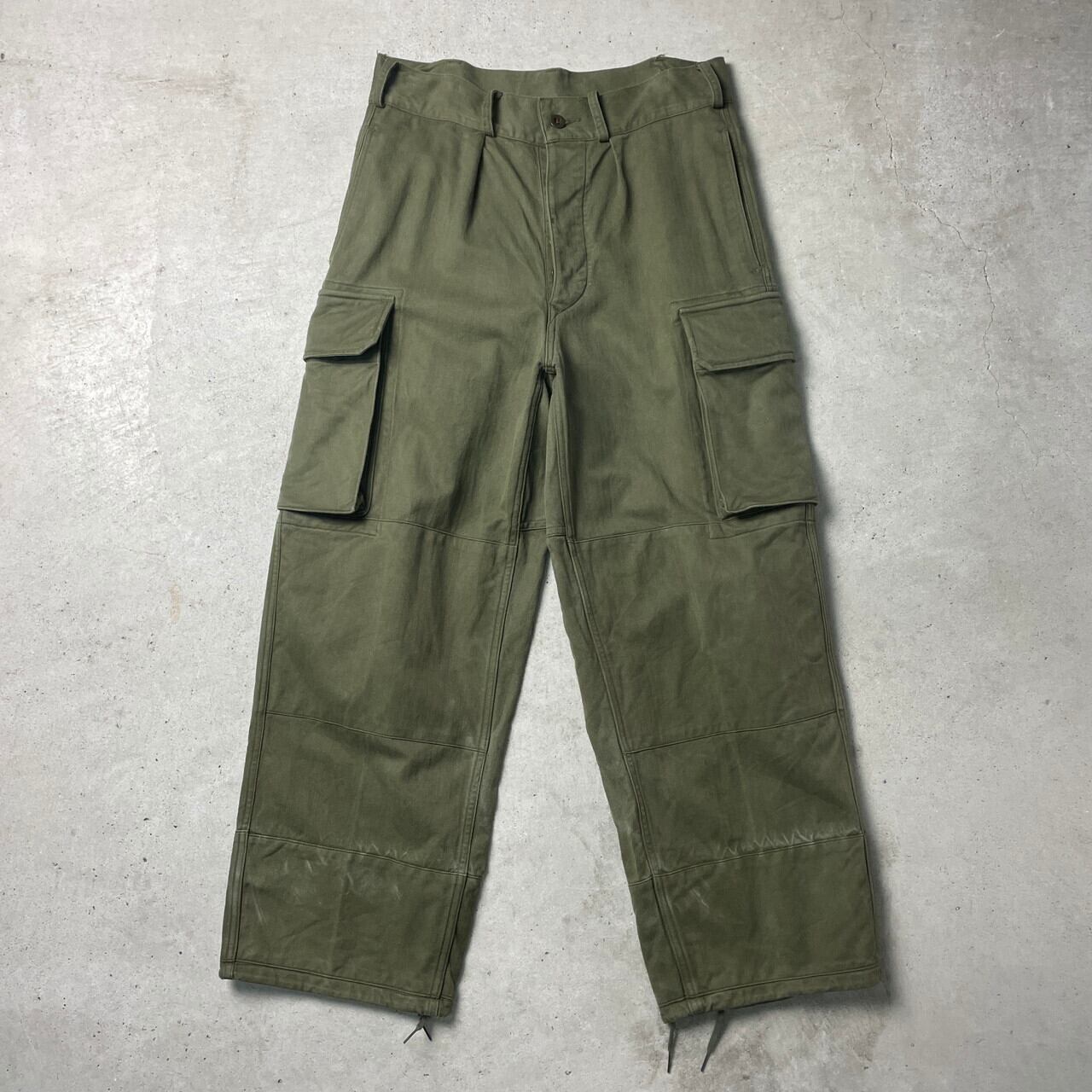 61年製 60年代 ドイツ軍 HBT カーゴパンツ メンズW32相当 古着 60s 
