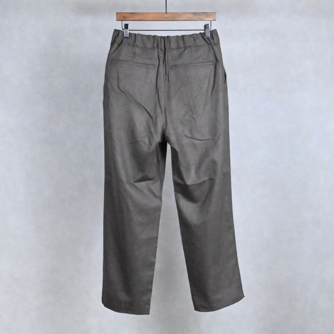 25AW》【STILL BY HAND】WOOL SAXONY WIDE EASY SLACKS スティルバイ