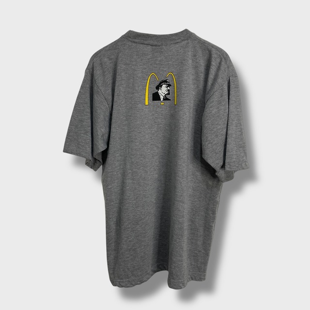デッドストック　McLenin‘s パロディTシャツ　ロシア革命家　グレー　M