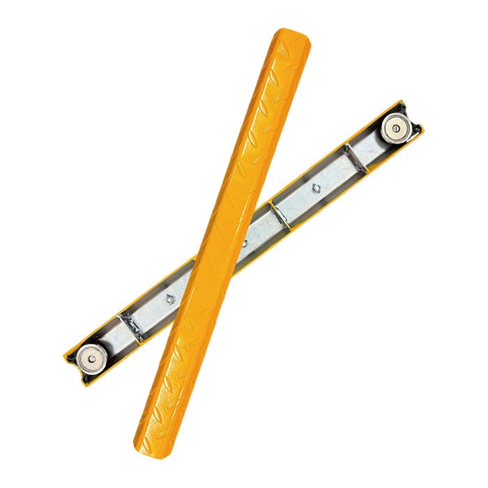 ゲートストッパー 1組（2本） AR-2508 敷鉄板に磁石で設置して