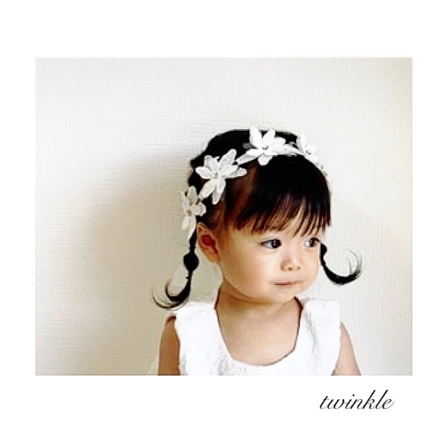 即納flower head accessories