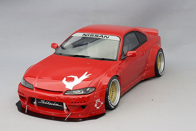 OttO mobile（オットーモビル） 1/18 Rocket Bunny Nissan Silvia S15 2014（ロケットバニー 日産 シルビア S15 2014） レッド OTM1115