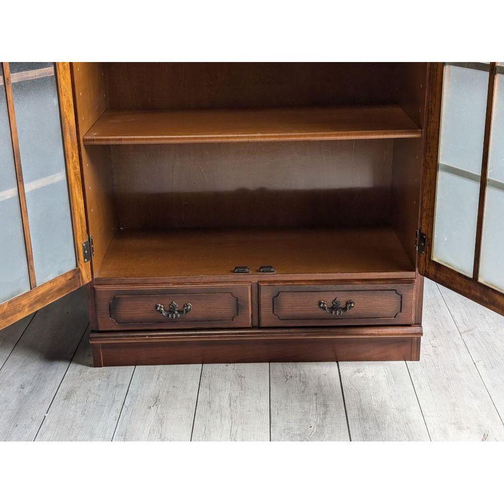 希少 カリモク コロニアル karimoku ショーケース アンティーク NG