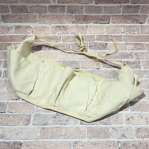 UNKOWN CANVAS APRON WHITE