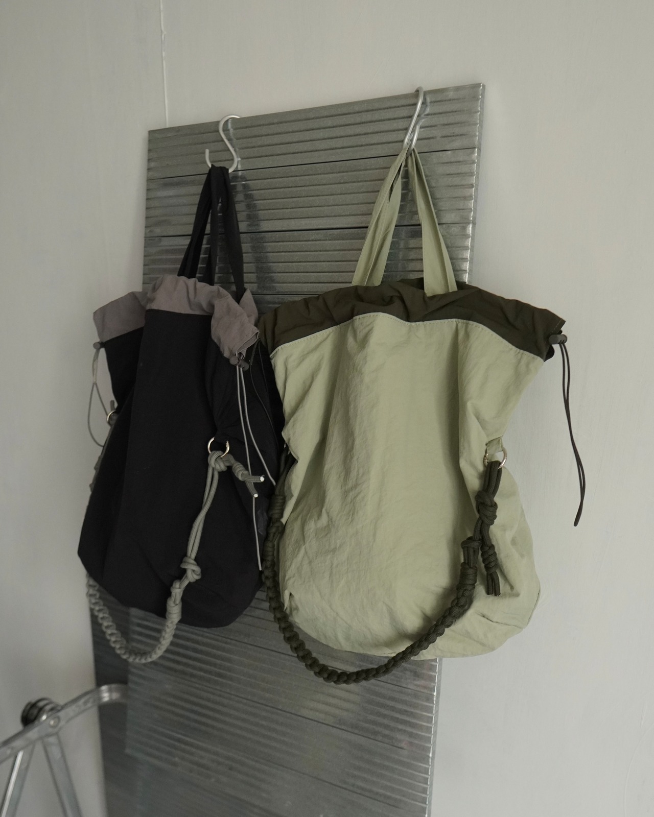 2way撥水シャーリングショルダーバック【ハンドバッグ】/2color