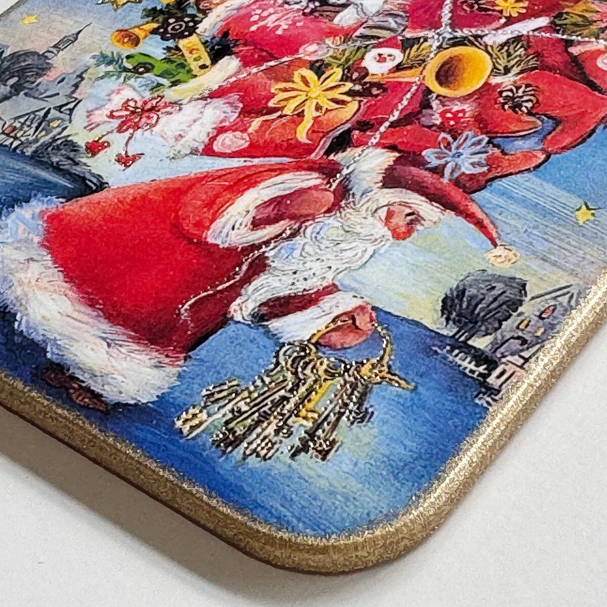 クリスマス コースター C-1125 サンタ Luka Basic | paperstory