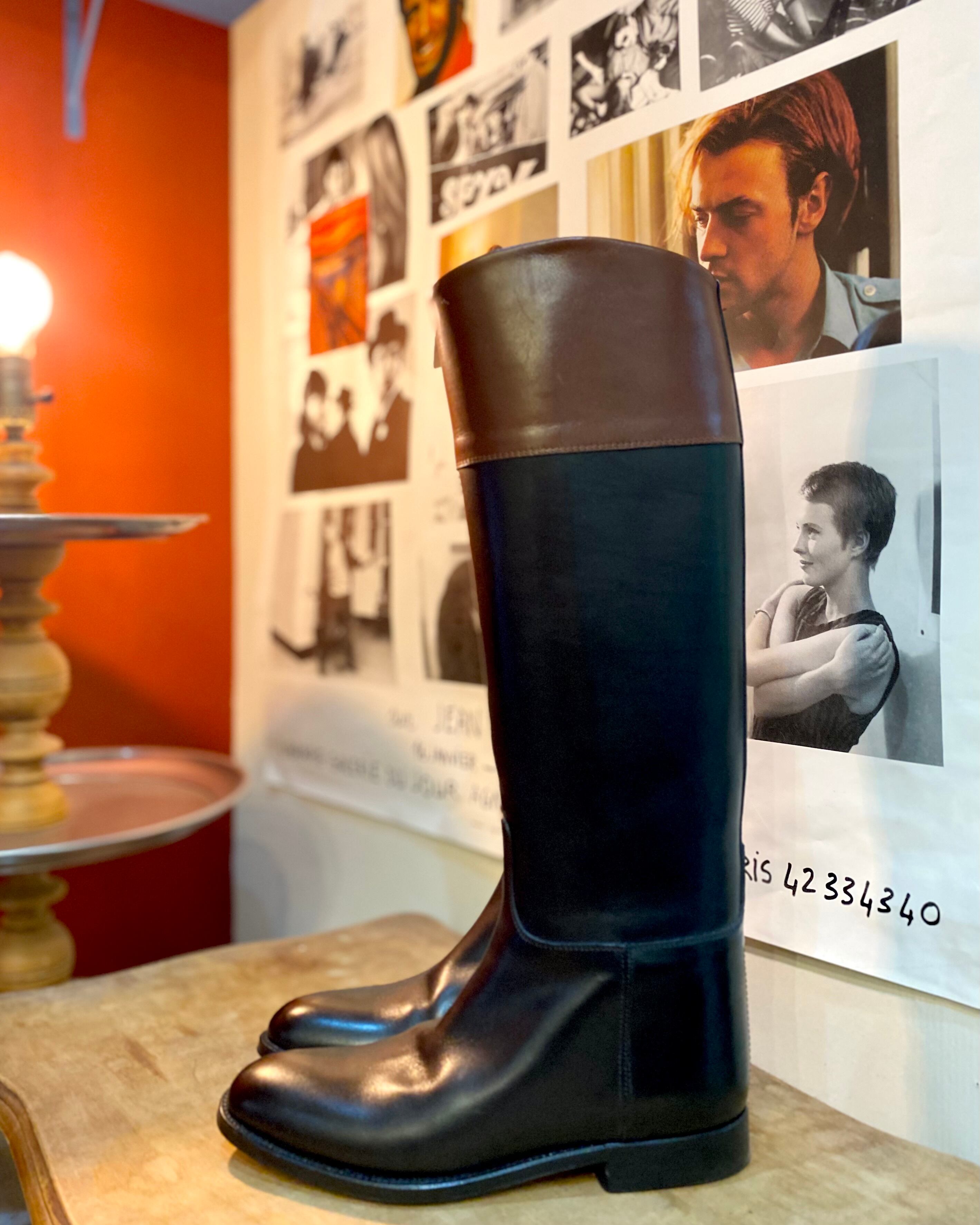 希少✨ HERMES カンガルー革 乗馬ブーツ ロング 25cm 定価30万 希少✨ HERMES カンガルー革 乗馬ブーツ ロング 25cm 定価30万