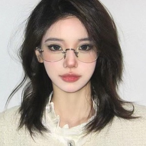 メガネ レディース アクセサリー 小物 アイウェア めがね 眼鏡 度なし クリアメガネ ラウンド オーバル パリ メタリック リムレス クリア 縁なし フレームレス 伊達 おしゃれ シルバー ゴールド 韓国 ファッション トレンド フェミニン クラシカル マニッシュ ロングシーズン 春 夏 秋 冬