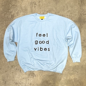 (受注生産品) 160934 ICHIROKU / FEEL GOOD VIBES sweat / BLUE