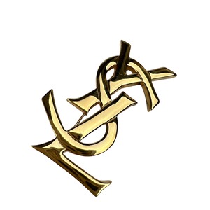 Yves Saint Laurent イヴサンローラン YSL   ブローチ ゴールド A-10103