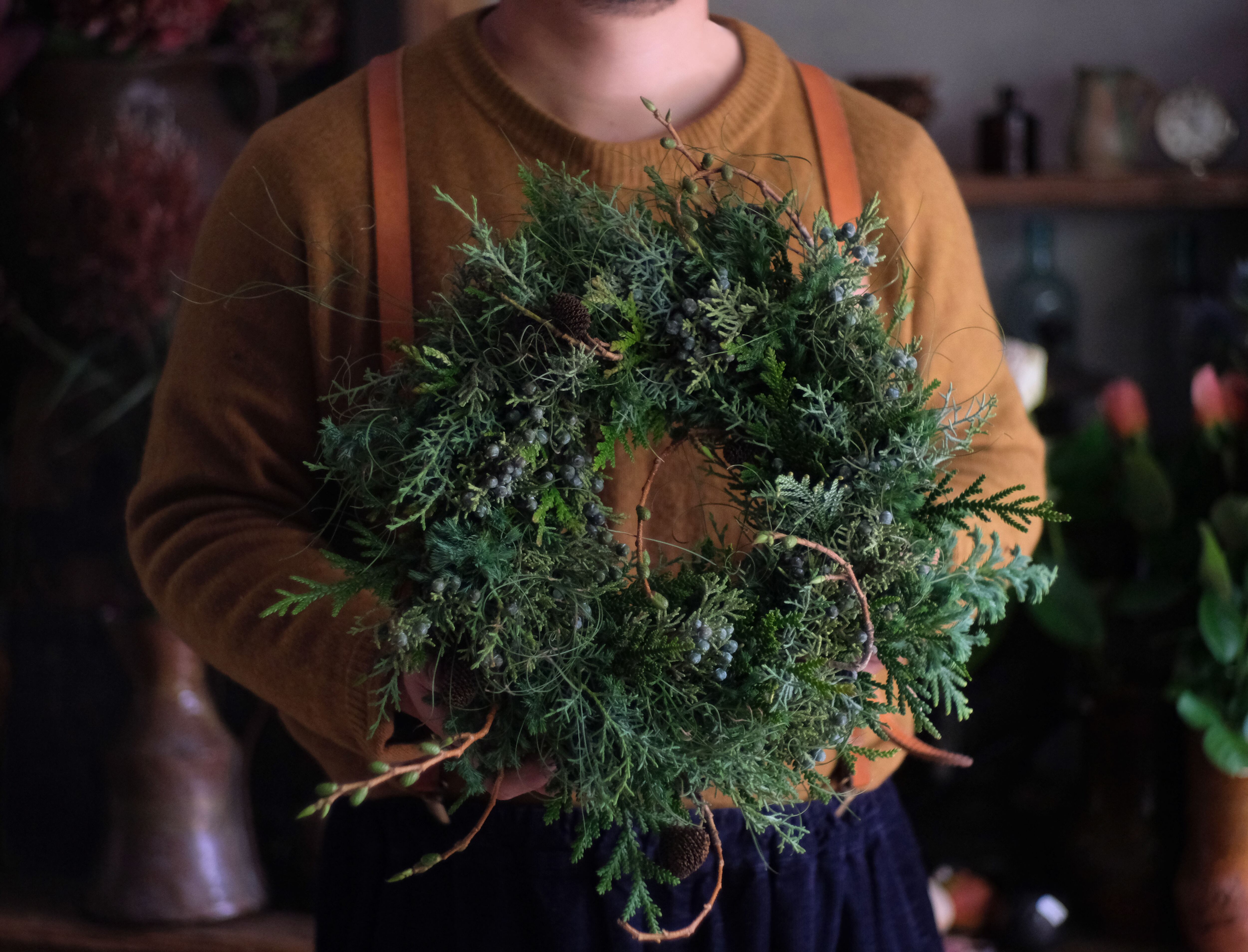 Wreath & Swag /壁飾り | はいいろオオカミ＋花屋西別府商店