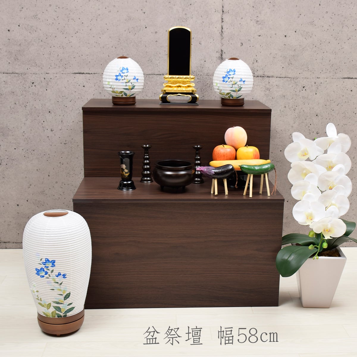 盆提灯【天花 KIKYOU】モダン｜ おしゃれ ｜コンパクト｜ ミニ｜ 岐阜