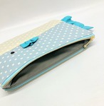 ハコフグ 　フラットポーチ｜とりさん工房ーかわいいハンドメイドポーチ