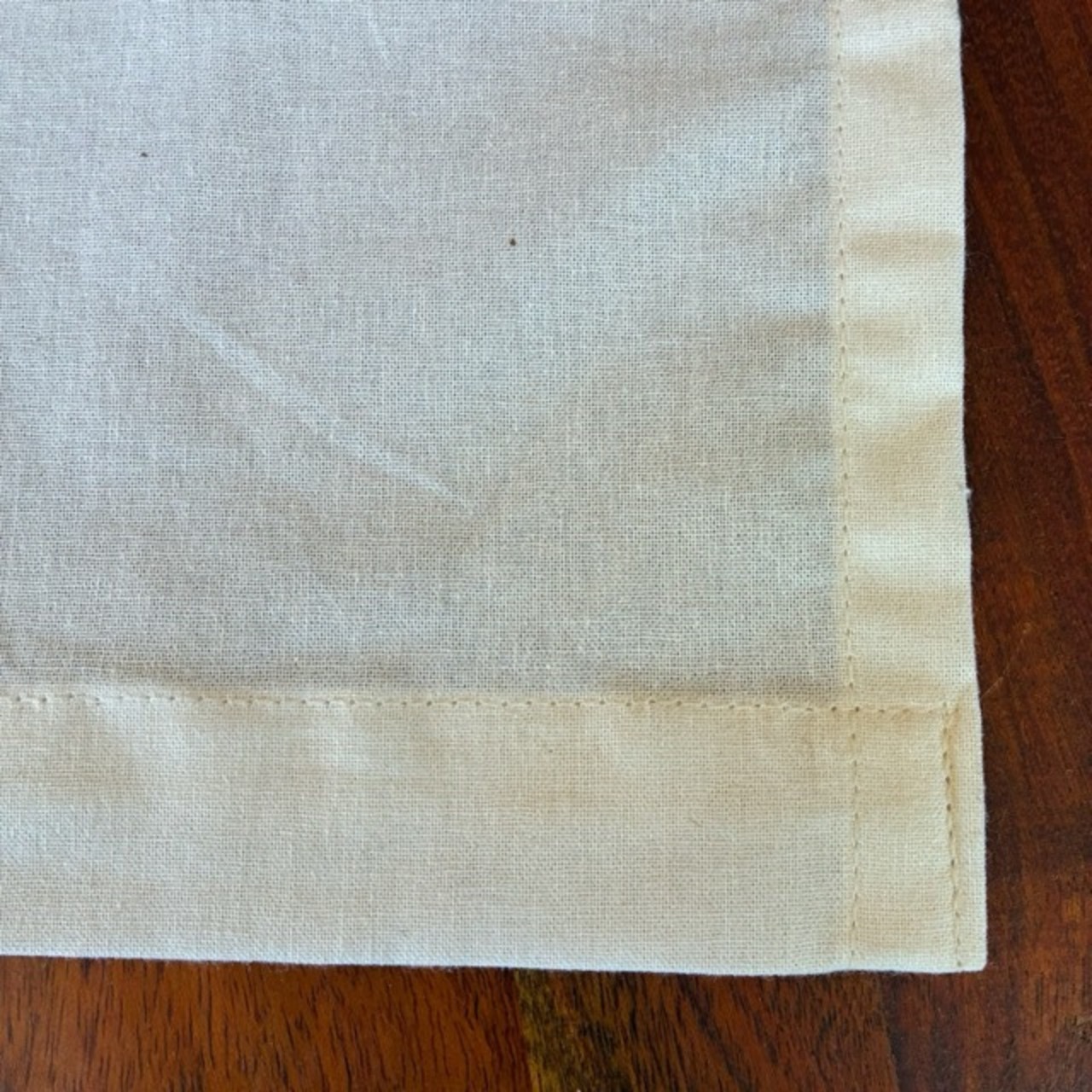 TOPANGA Homefurnishing India Cotton Sheeting curtain　インド　コットンシーチングカーテン　110×240cm　ホワイト　白　綿　ナチュラル　間仕切り　掃き出し窓　レースカーテン　ドレープカーテン　中厚　カーテンポール　暖簾