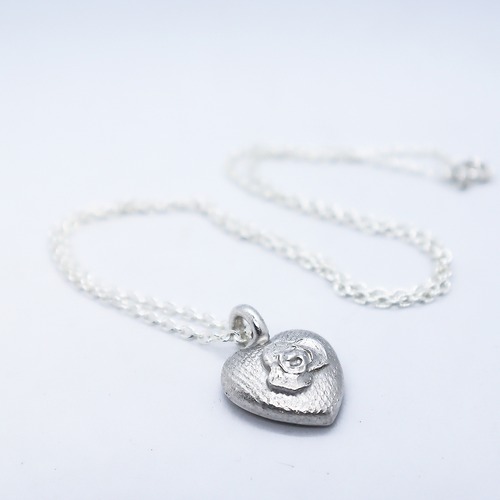 [n.170]  04-002 SILVER999 TINY PENDANT <ROSE>