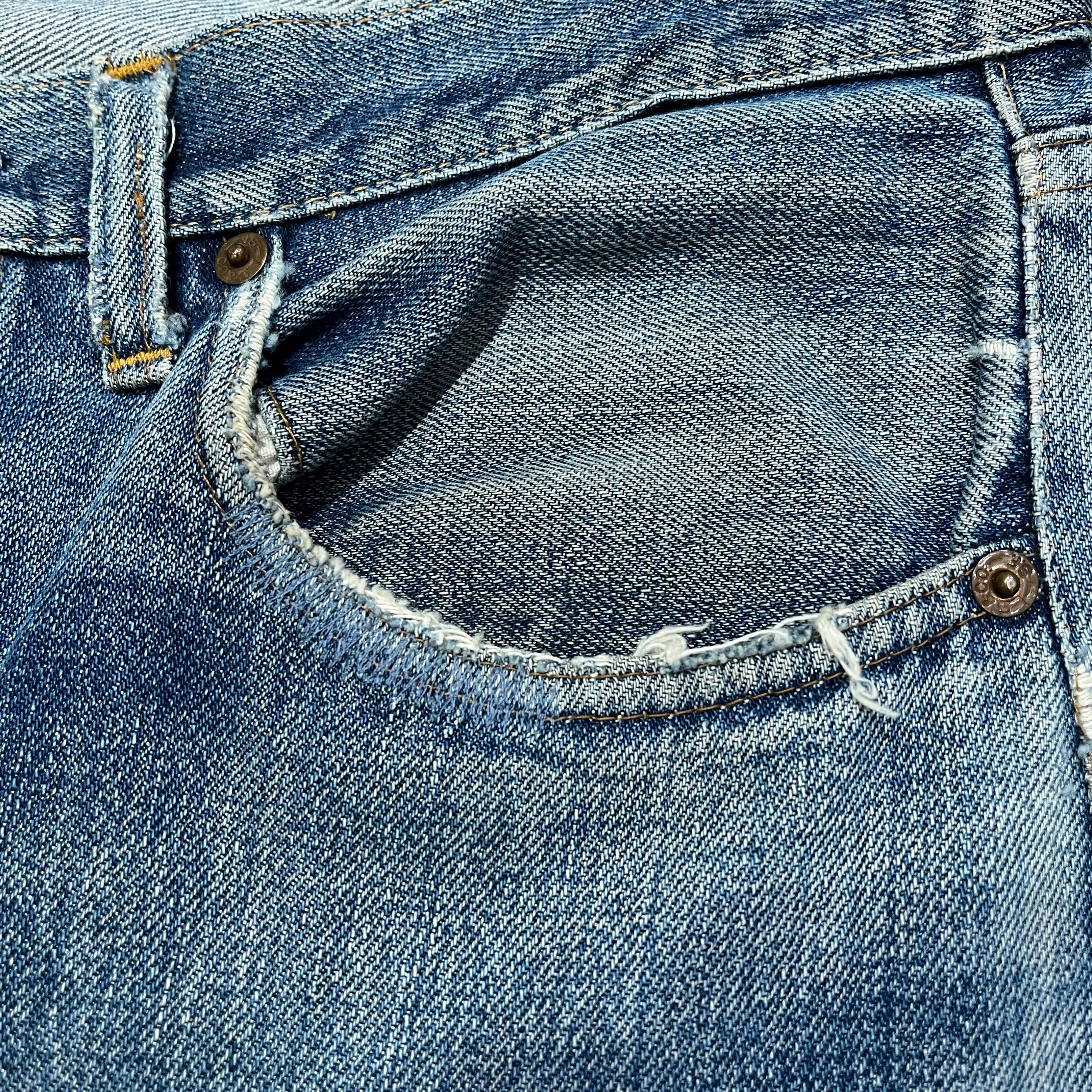 70s Levi's 501 66 Single Denim Pants W34L32 70年代 リーバイス 66