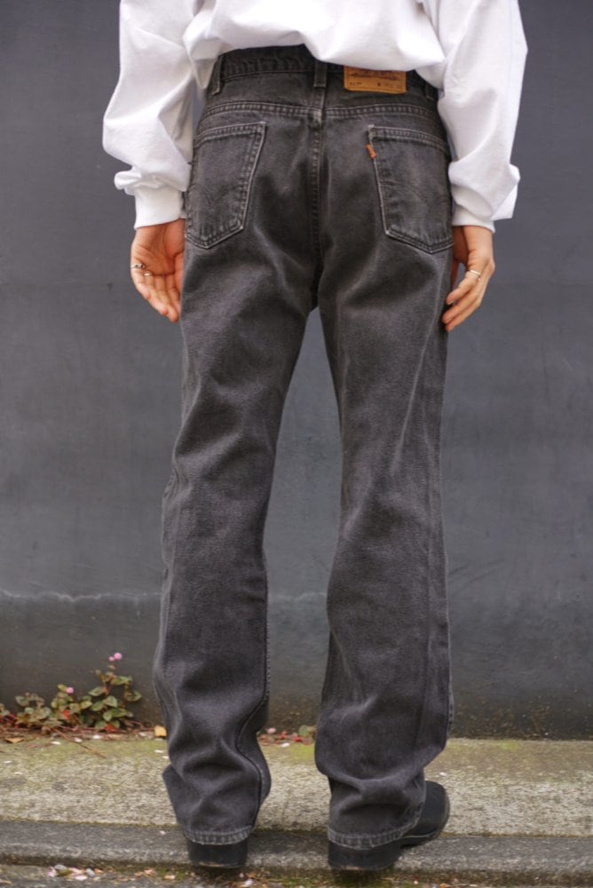 Levis 517 Black [Levis 517-4159 Made in USA] Bootcut Black Denim