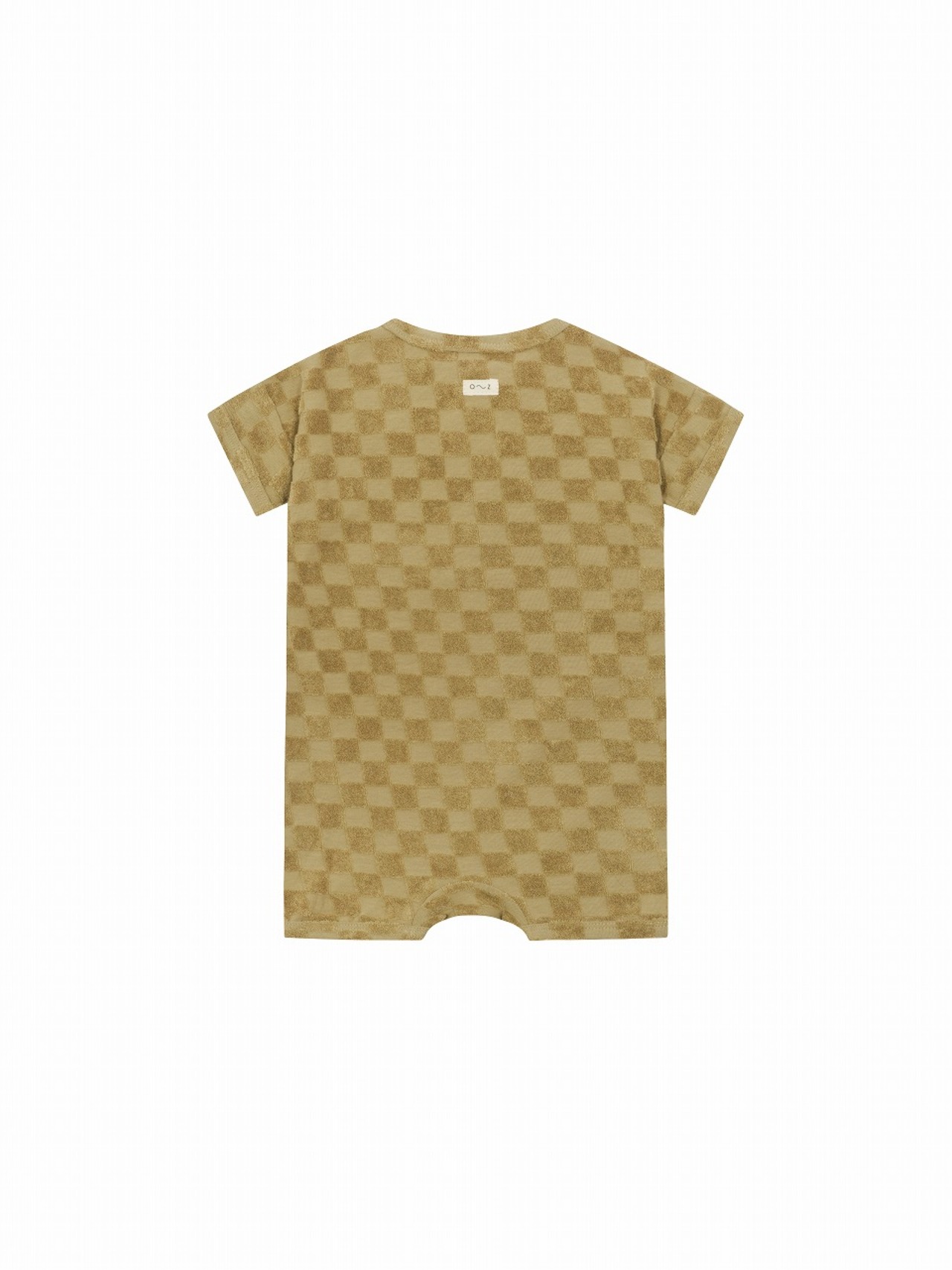 organiczoo　Dusky Checkboard Terry Beach Romper
