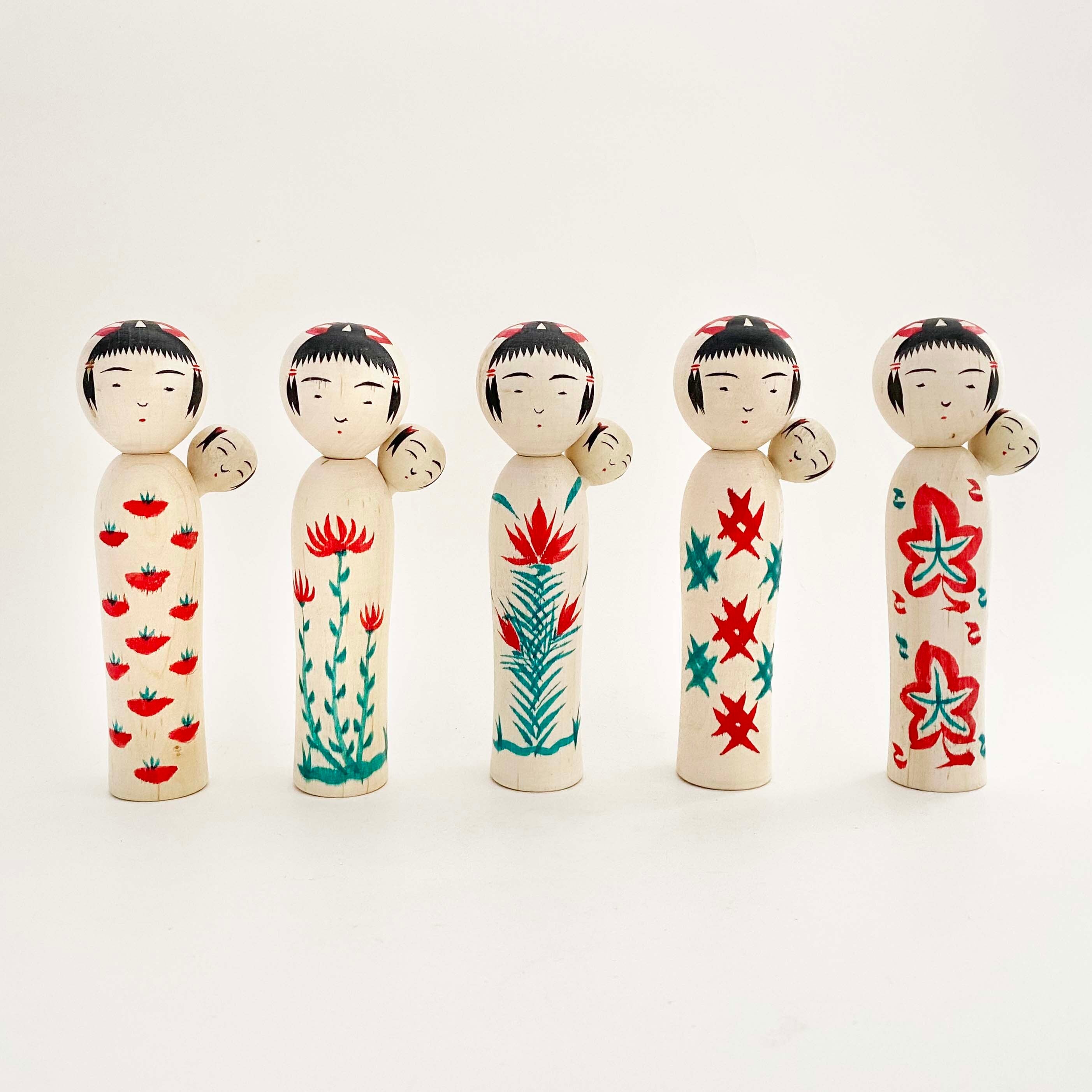 コケーシカ別注 子守こけし(外鳴子系 / 菅原修工人)