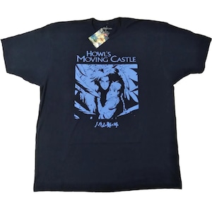 ハウルの動く城　Tシャツ　ネイビー　ジブリ　ムービーT　アニメT