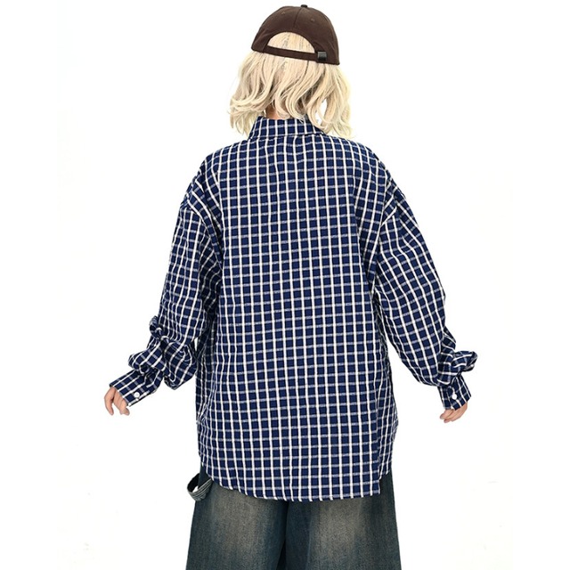 heart point gingham check shirt　ハートポイントギンガムチェックシャツ　J1331