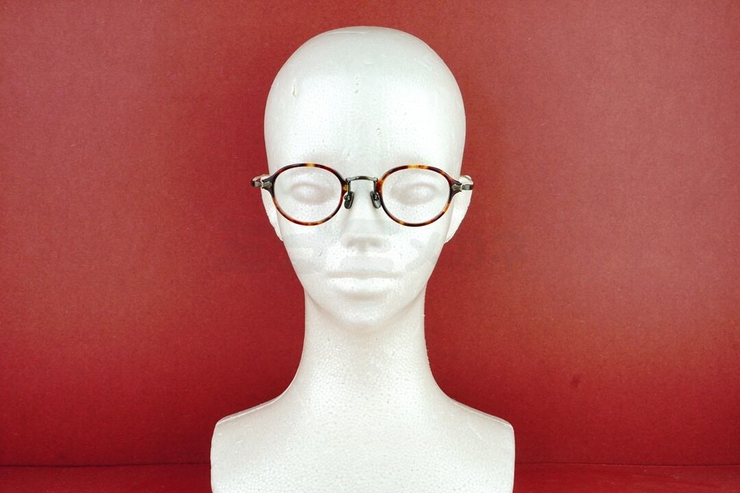 KameManNen メガネ KMN-182 HAV/AG ボストン 丸眼鏡 鯖江 日本製