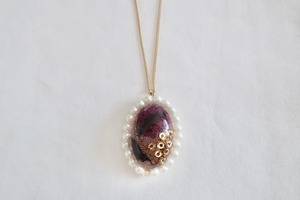 retro pendant【autumn purple】