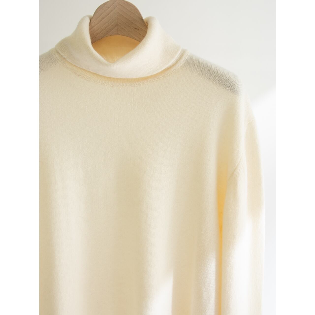 【BRAEMAR】Made in Scotland Wool High Neck Sweater(ブレーマー スコットランド製 ハイネックセーター タートルネックニット)