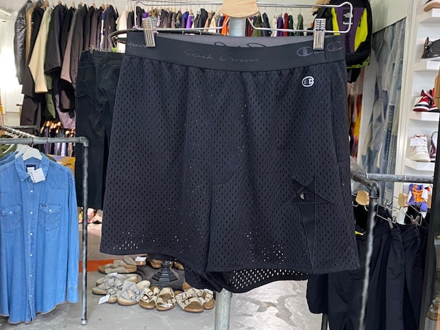 RICK OWENS × CHAMPION PERFORATED SHORT BLACK SMALL CM20S0004-215085 59006