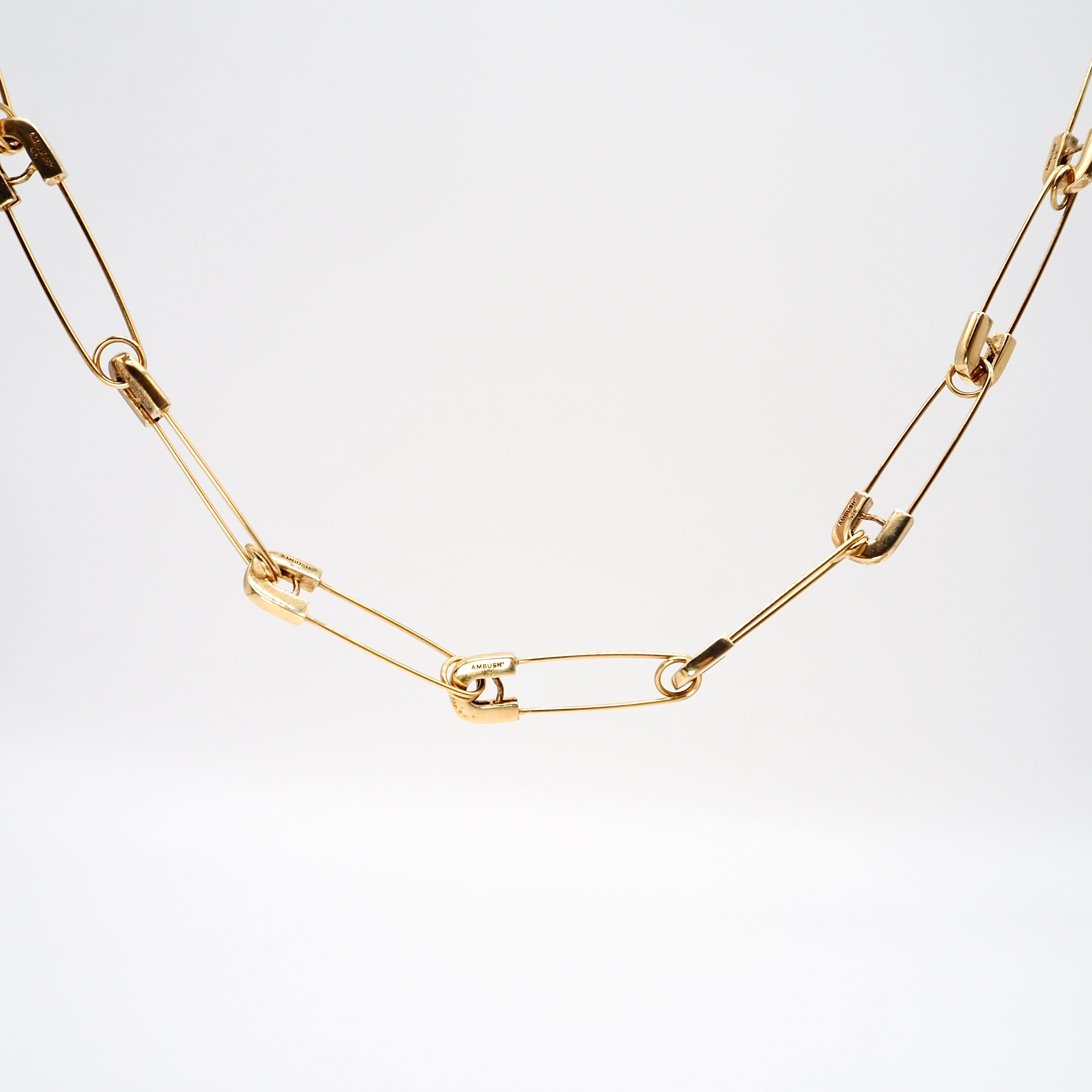 AMBUSH セーフティピン リンク ネックレス シルバー925 アンブッシュ