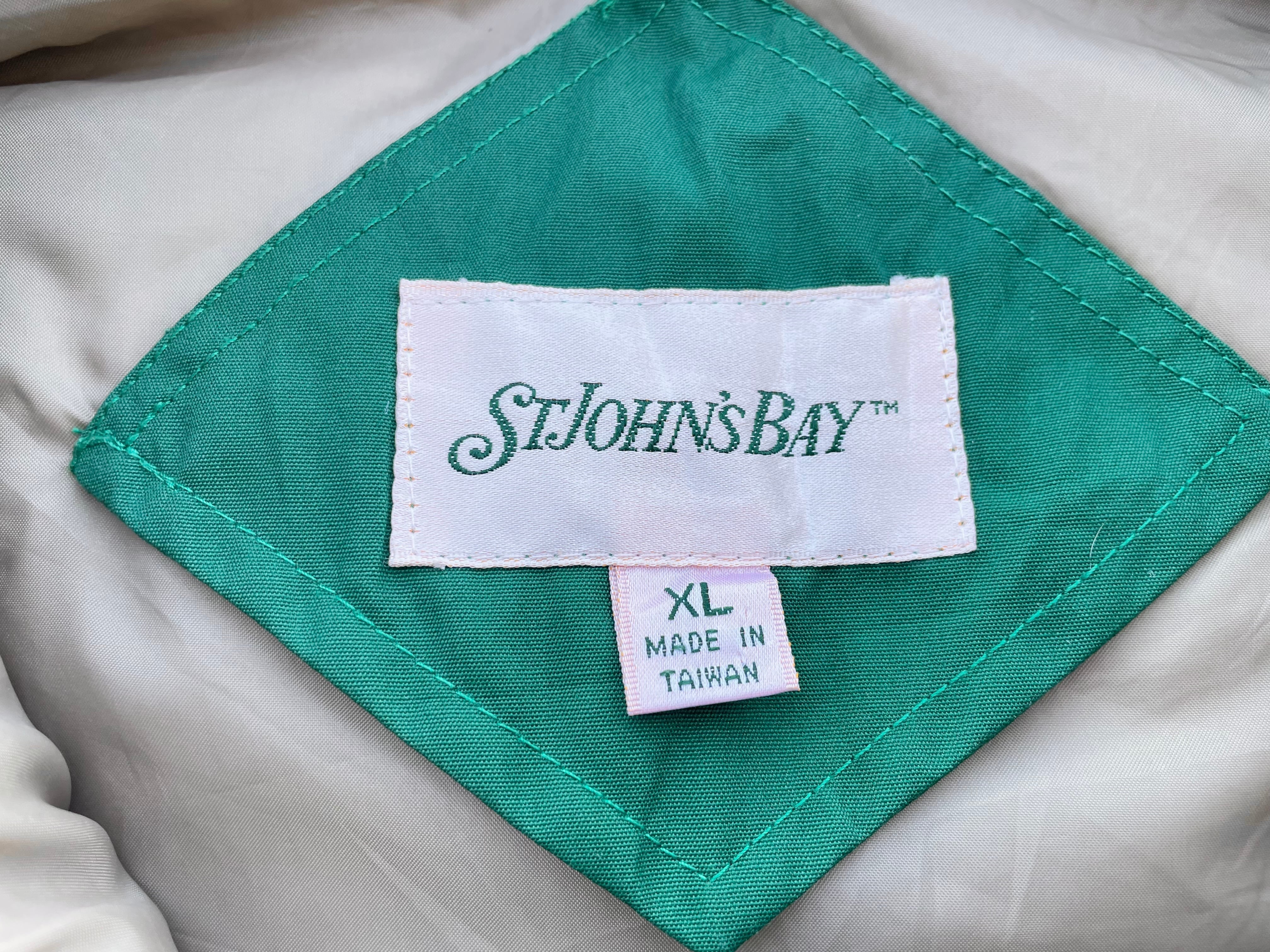 ST.JOHN'S BAY Down Vest XLsize!! 90s | Blue Ribbon -used&vintage-