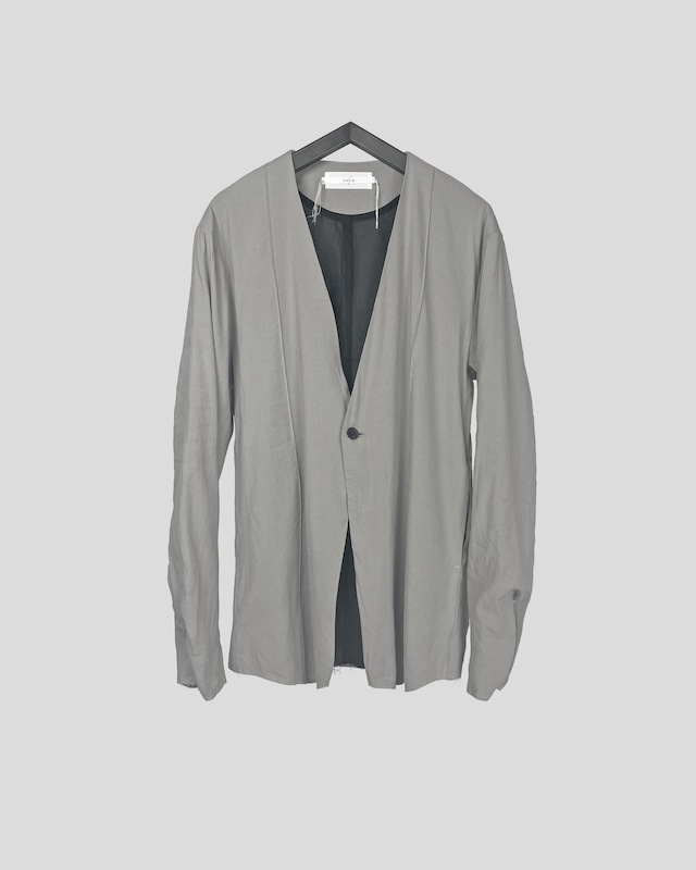 ASKYY / STRETCH LINEN JACKET / LGRY