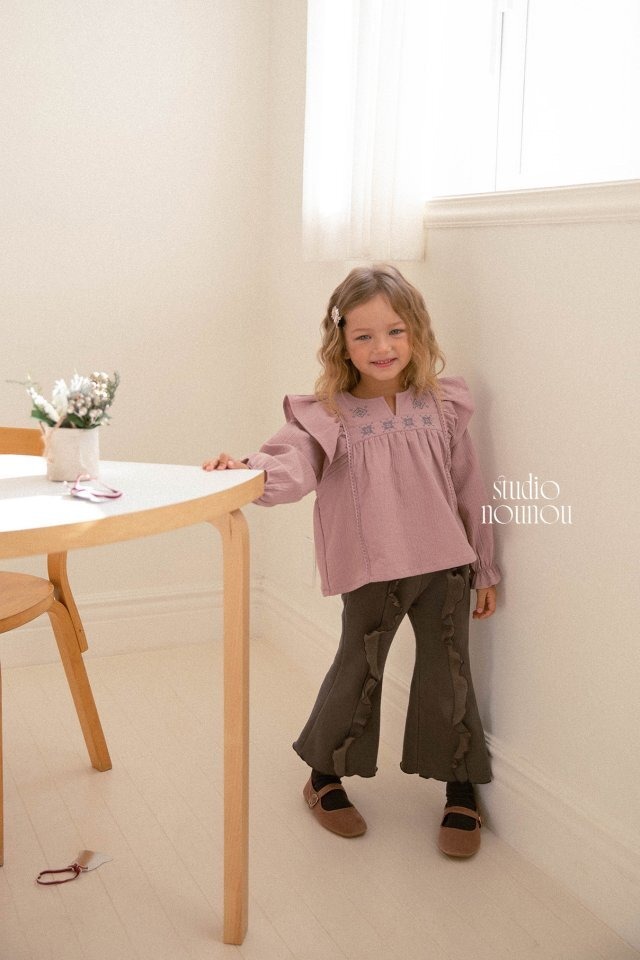 【予約商品】2025 冬 新作 STUDIO NOUNOU スタジオヌヌ 3色展開 アグパンツ