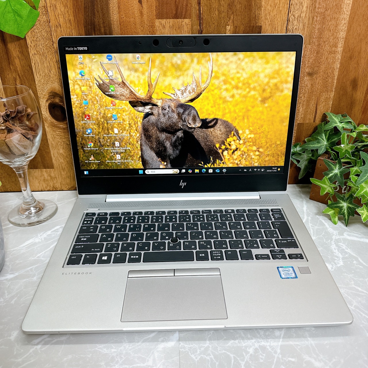 高性能年 HP Elitebook 830 G6 / 第8世代 Core i7-8565U / メモリ32GB / SSD512GB / 13.3インチ FHD