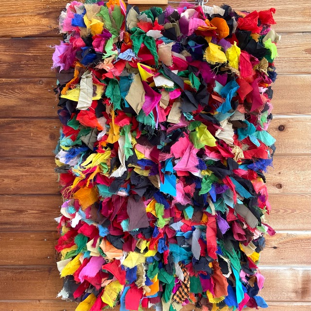 yao "India Bushy Rug L Vivid" 64cm×96cm ラグ①