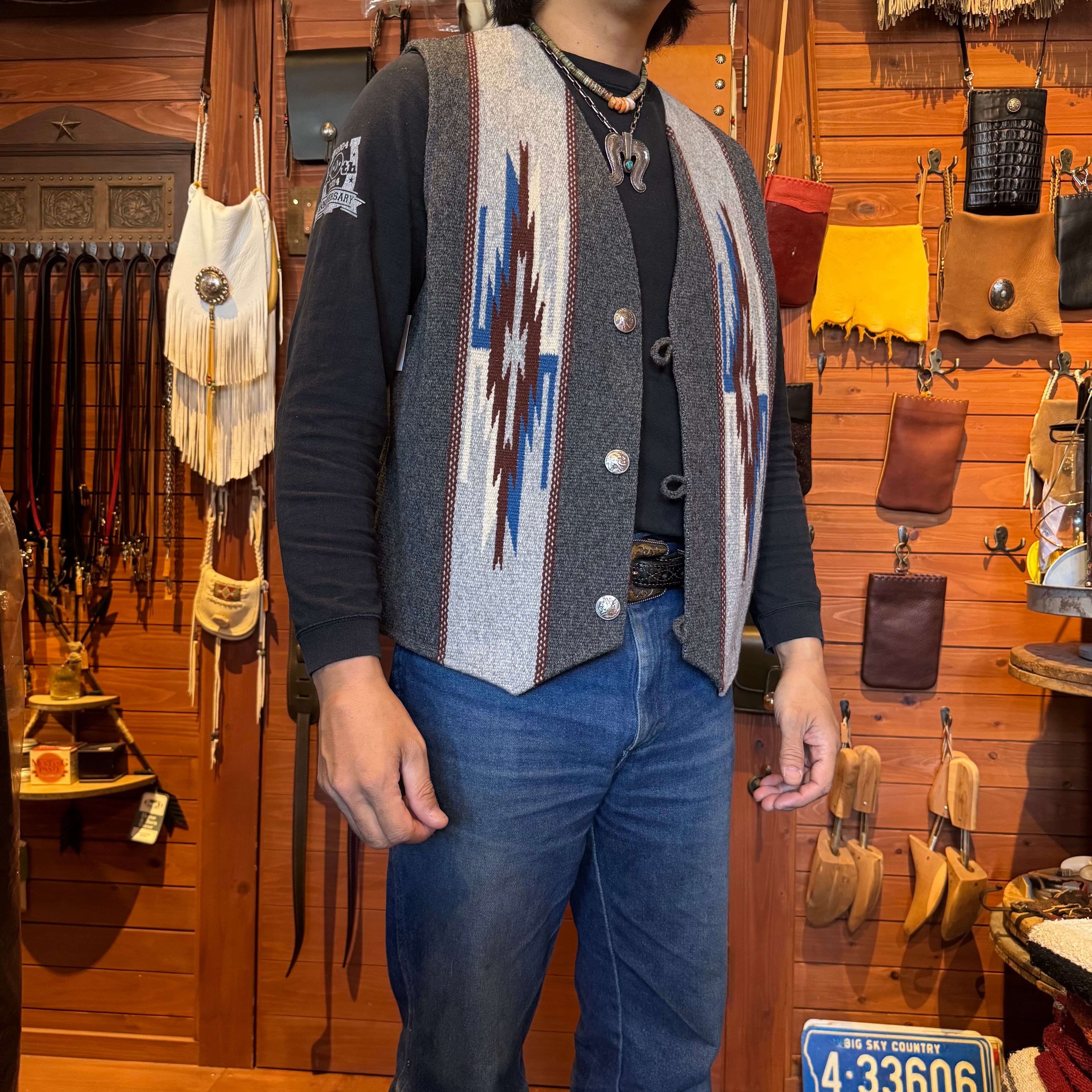 CENTINELA(センチネラ）ラグ チマヨベスト サイズ42 トルフィリオス