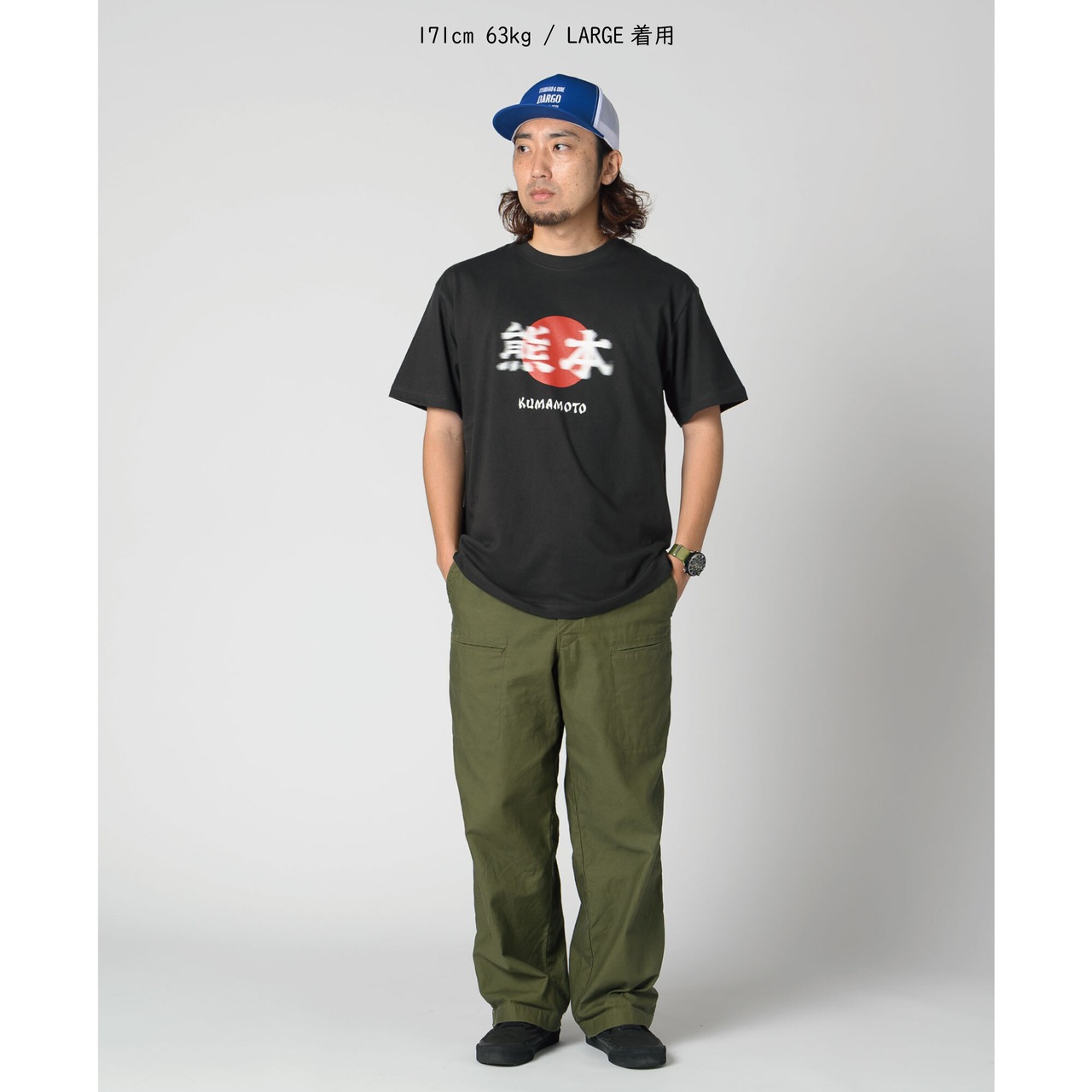 【DARGO】"熊本漢字" T-shirt（2color）