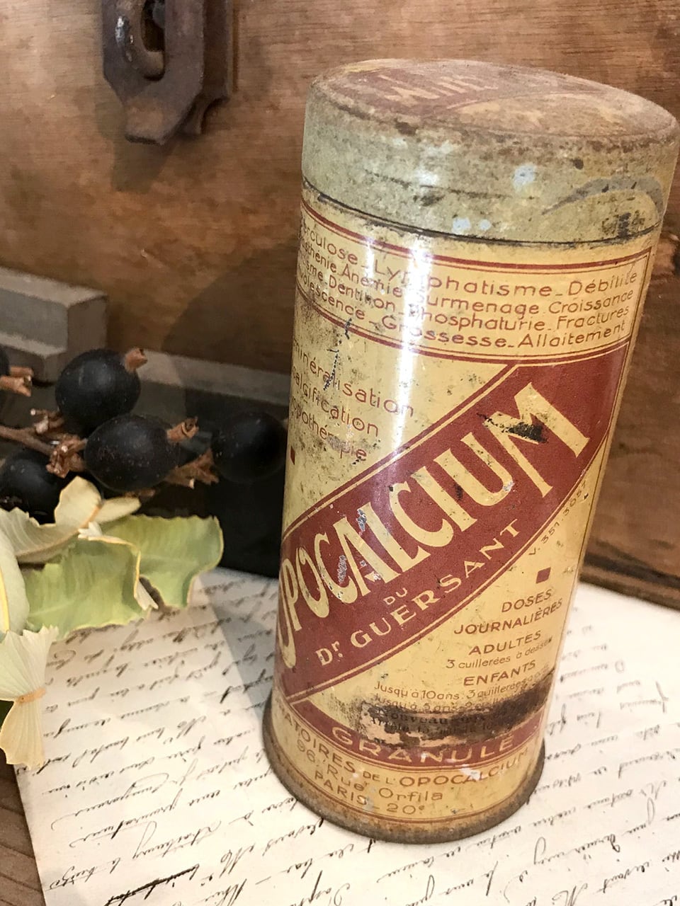 TIN缶 | Brocante de La Cocotte （フランスアンティーク・ドライ