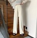 【大きいサイズL-4XL】ファッションパンツ♪アンズ/ブラウン/ブラック3色展開◆#scimoc-251817