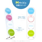缶バッジスタンド4個用〈タワー型〉