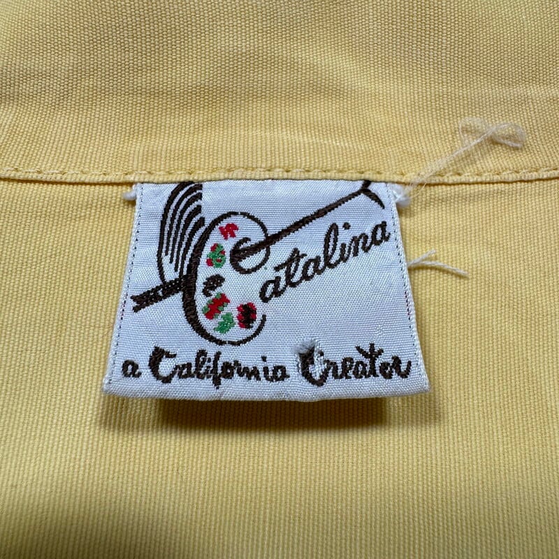40's Catalina カタリナ レーヨンハワイアンシャツ バックパネル