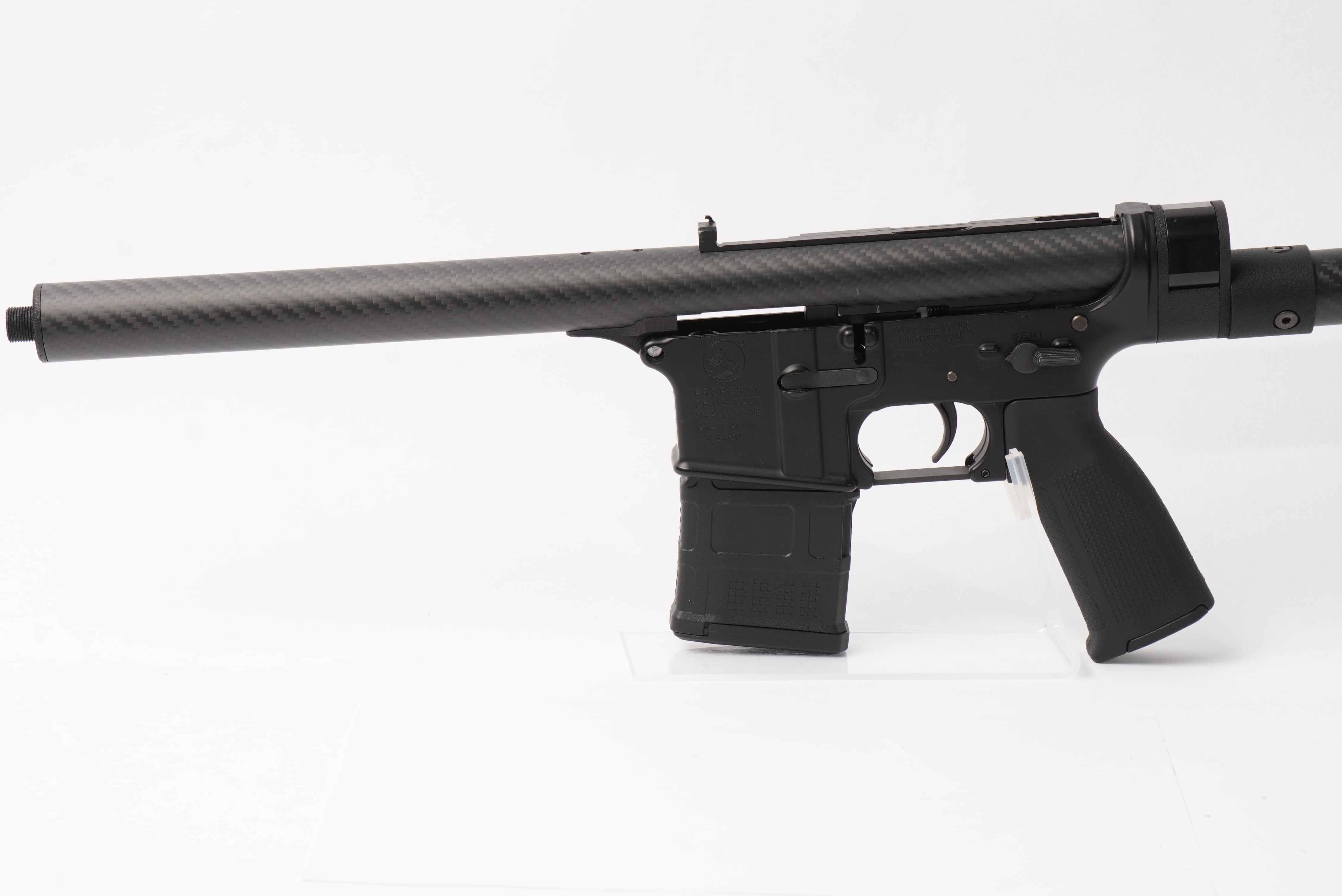マルイ 次世代M4用 アウターバレル一体型カーボンアッパーレシーバー 5