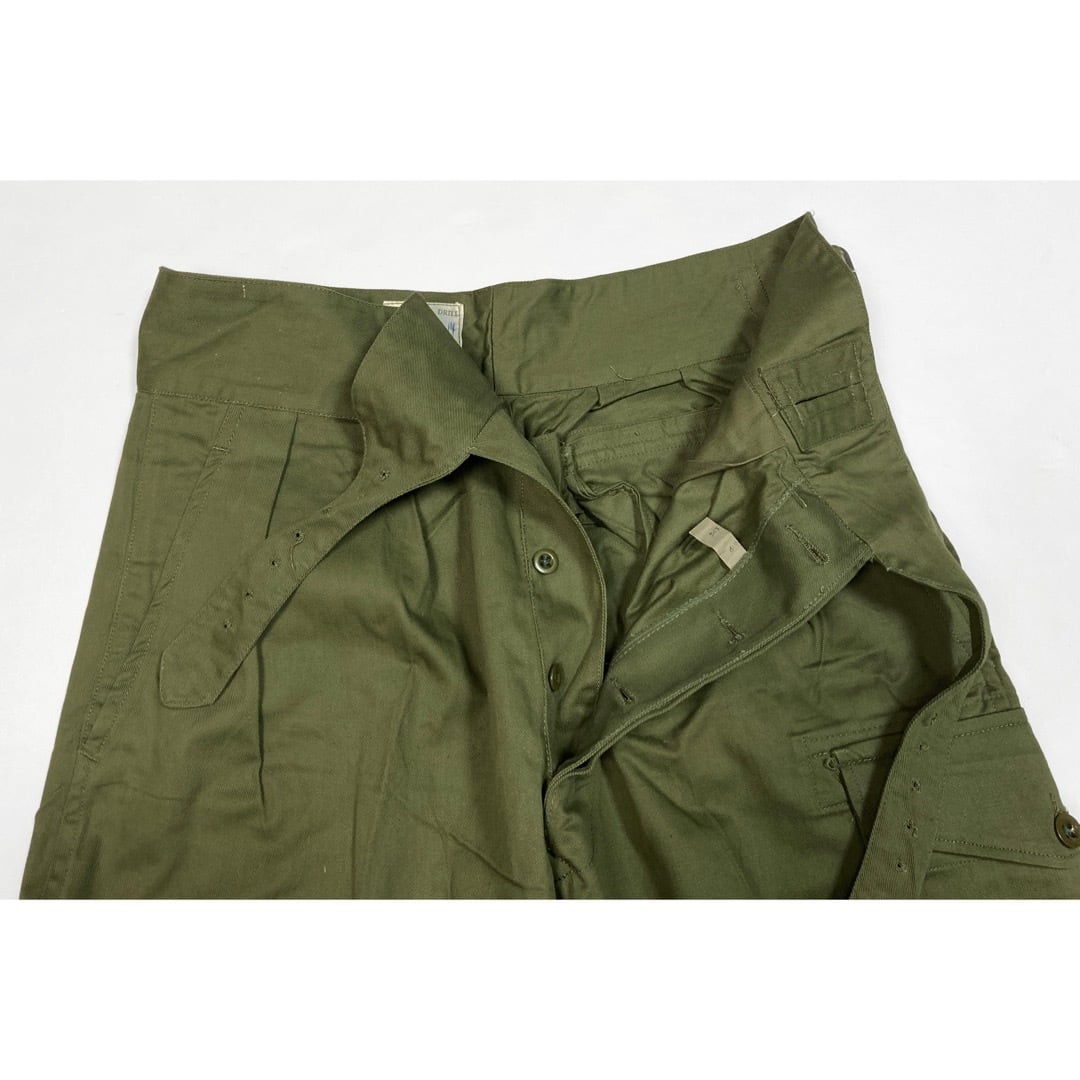 1960's British Army Green Drill Gurkha Trousers (1950 1960's British Army Green Drill Gurkha Trousers (1950