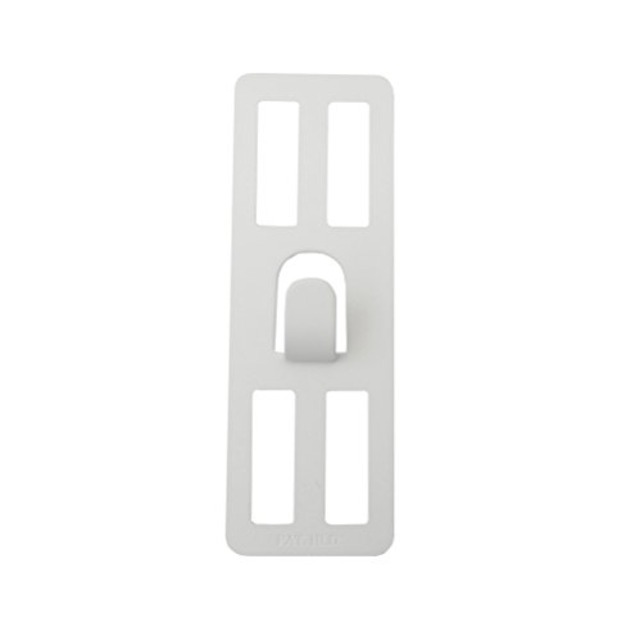 若林製作所(Wakabayashi) 壁美人 ステンレス鋼 ホチキスで取付壁掛けフック 石膏ボード用固定金具 P-4 ホワイト 痕が目立たない 2枚セット P-4Shw