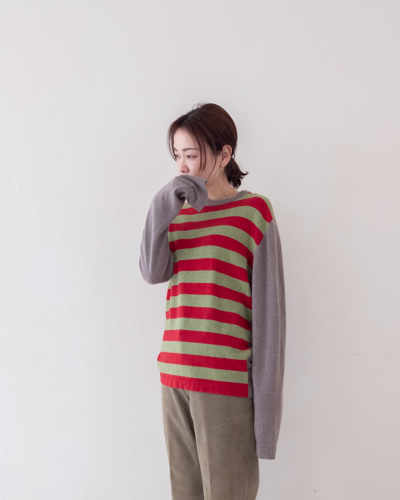 CLEMENTS RIBEIRO’ border cashmere knit | cauda