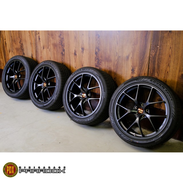 【USED】BBS RI-D(RI063) 8.5✕19 +47 5/112 マットブラック