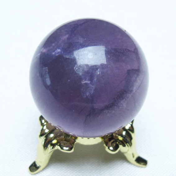フローライト 丸玉 27mm 蛍石 スフィア 螢石 置物 一点物 141-7301
